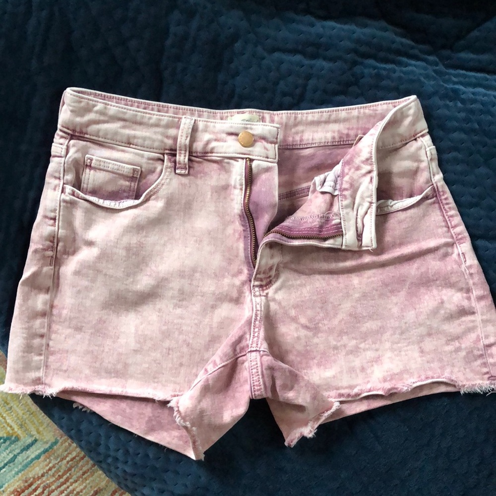 Pink Jean Shorts